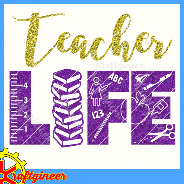 Download Education SVG | Teacher Life SVG, DXF, EPS, Cut File - Kraftgineer Studio