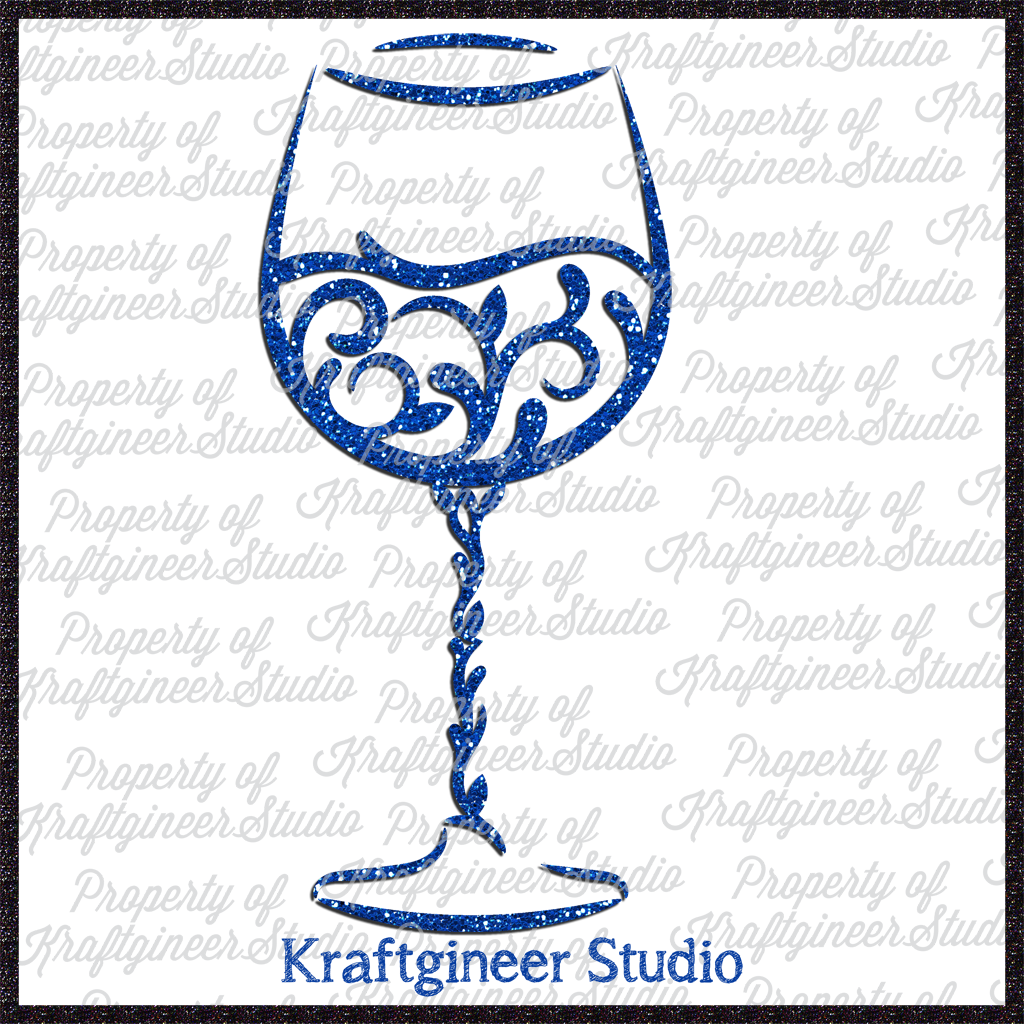 Download Household Svg Wine Glass Swirls Svg Dxf Eps Cut File Kraftgineer Studio SVG, PNG, EPS, DXF File