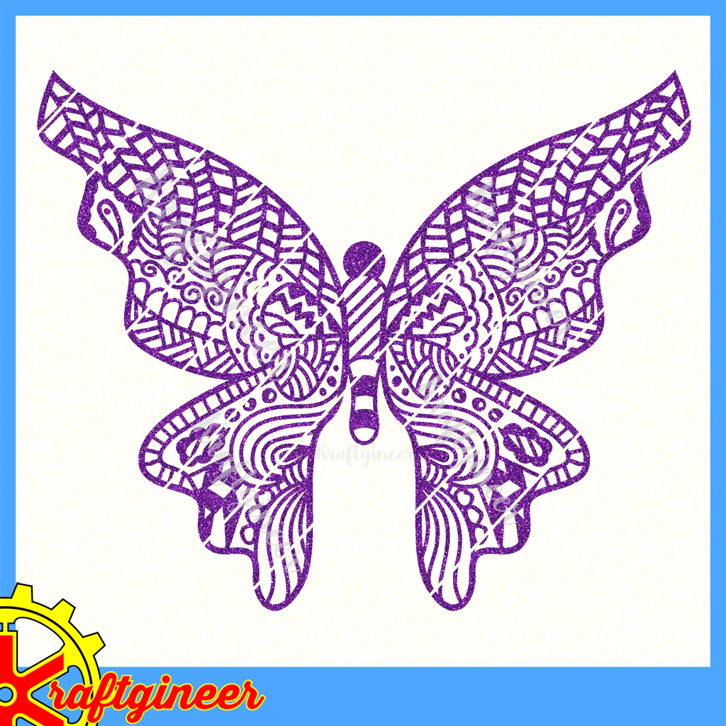 Free Free 173 Butterfly Zentangle Svg SVG PNG EPS DXF File