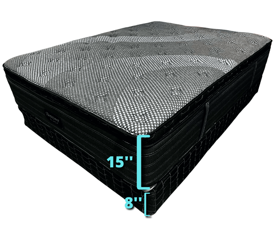 Beautyrest Black® L-Class 15" Plush Pillow Top Mattress - golenmattress product image