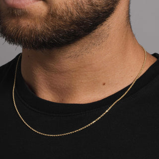 Solid Gold Figaro Chain | The Gold Gods