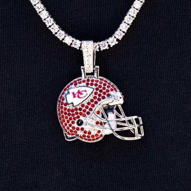 Kansas City Chiefs Patrick Mahomes Jersey Pendant, 14K White - The GLD Shop