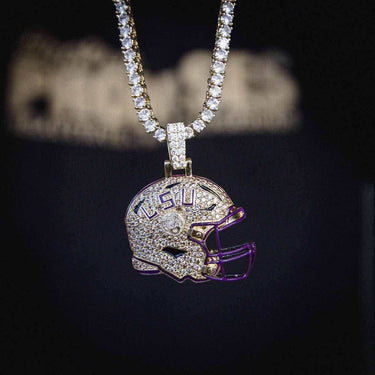 Kansas City Chiefs Micro Logo Pendant - White Gold, 14K White - The GLD Shop