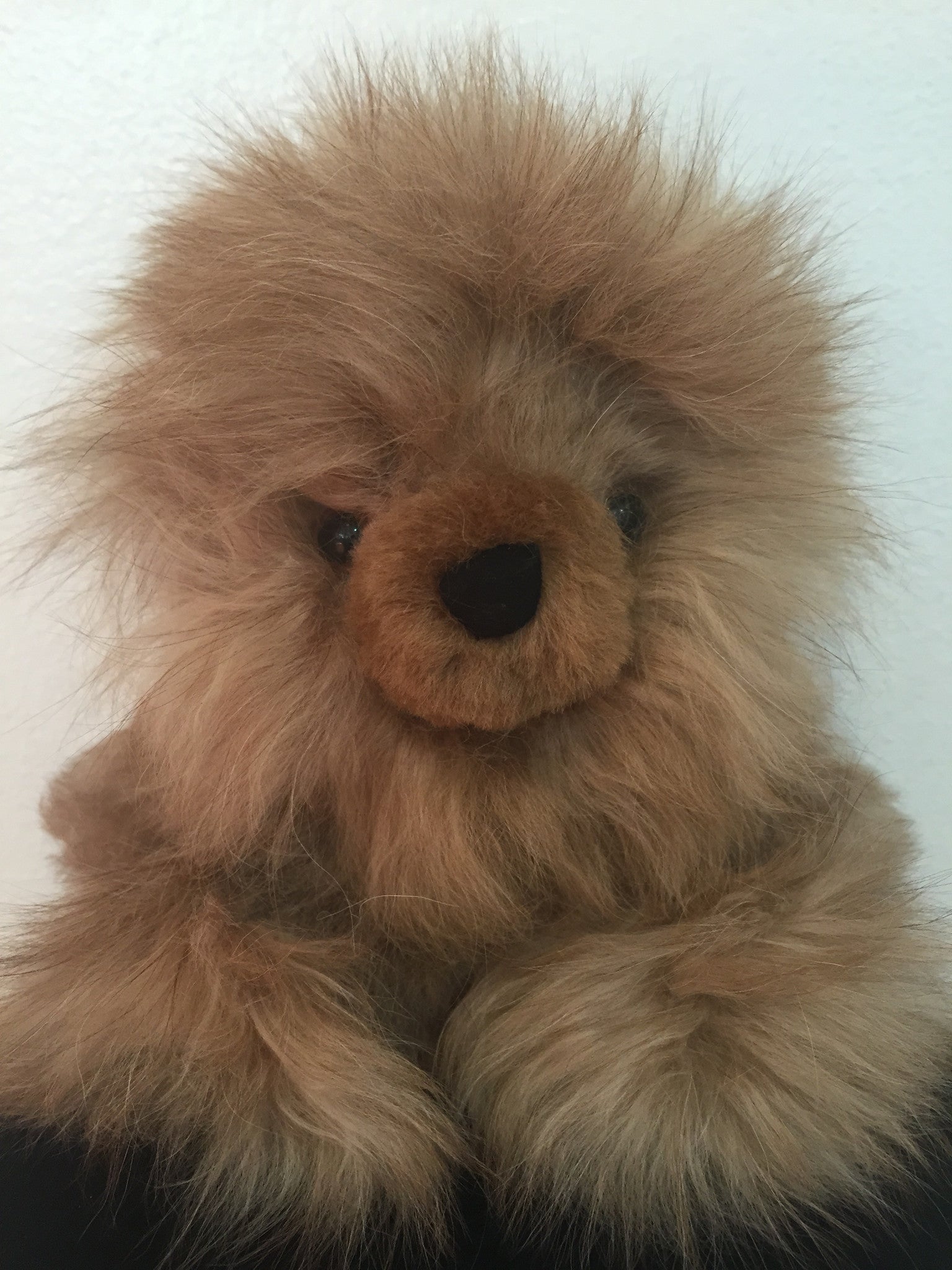 Fluffy Baby Teddy Bear - Alpaca 