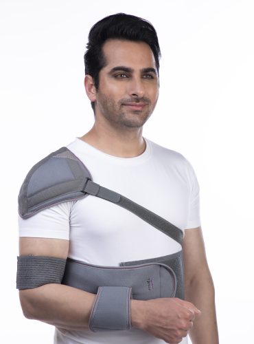 Beige Adjustable Pouch Arm Sling Tropical Shoulder Support, For Personal,  Size: 27.6 - 31.5 inch at Rs 245/piece in Hyderabad