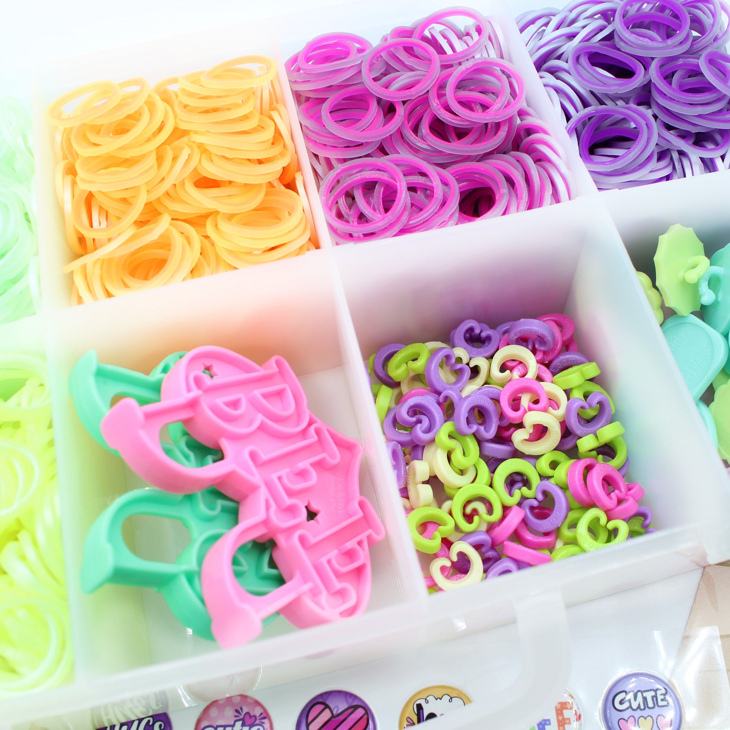 BFF Mega Combo Featuring our NEW Bracelet Buttons Unboxing by Rainbow Loom®  