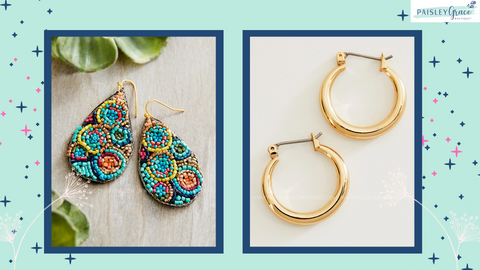 Choose eye-catching earrings