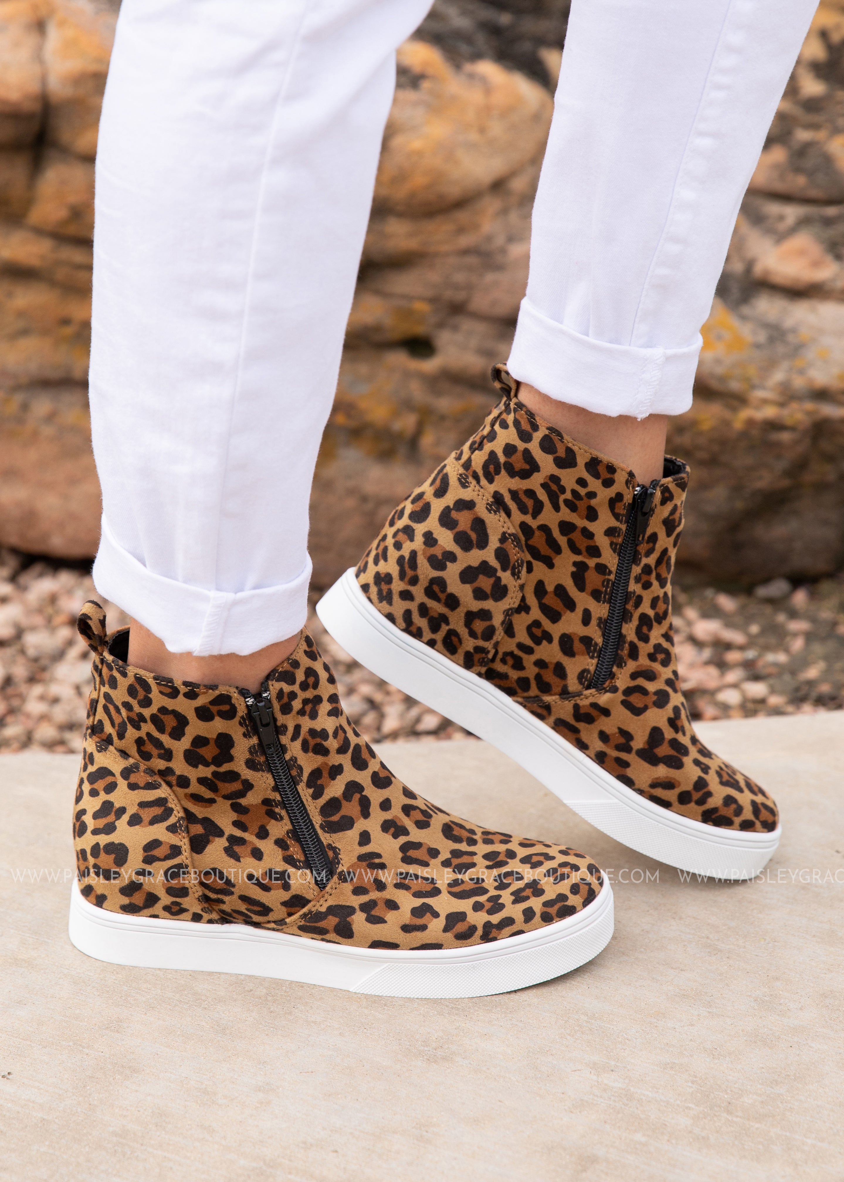 corkys wedge sneakers