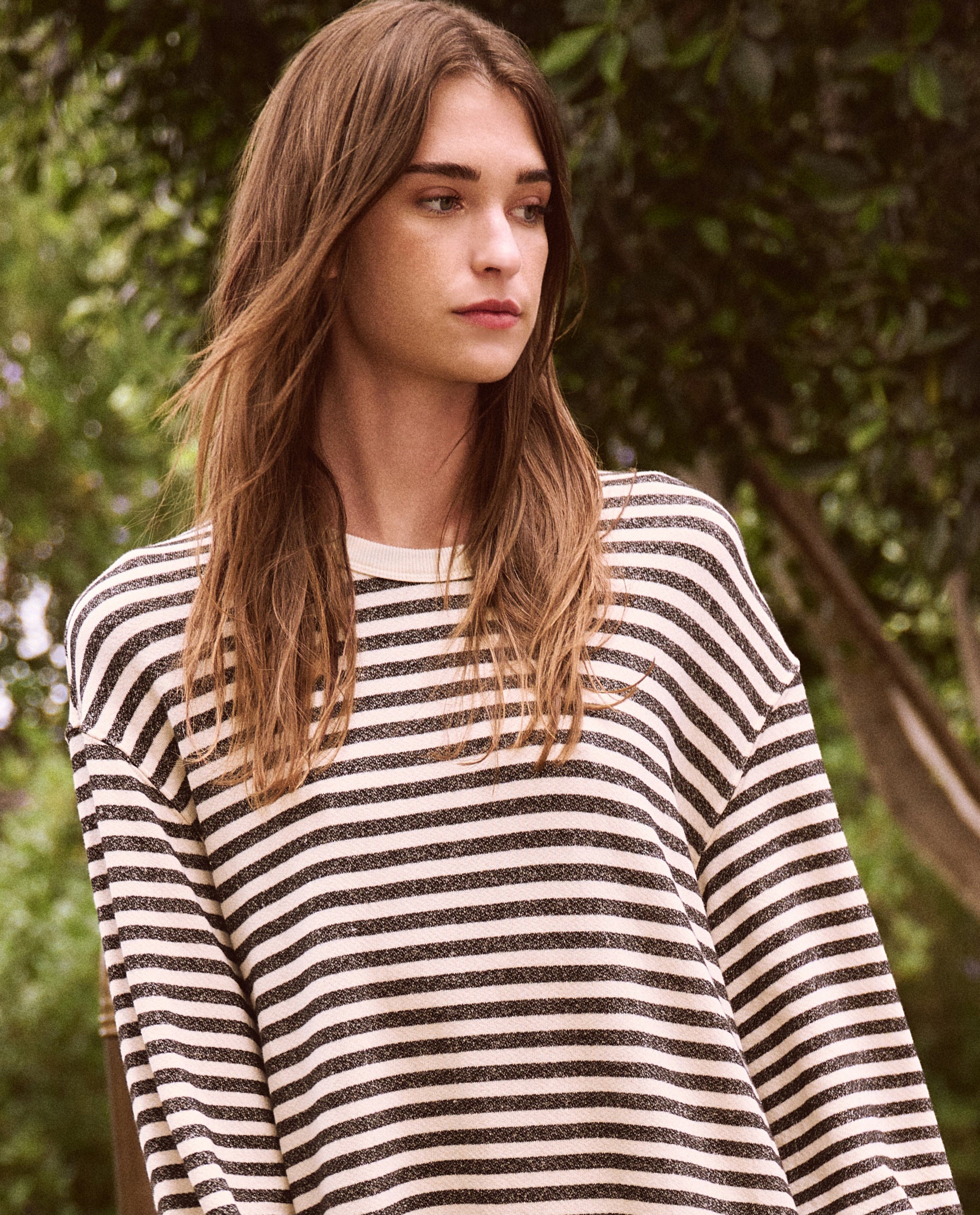 The Sweatshirt Dress. -- Stocking Stripe