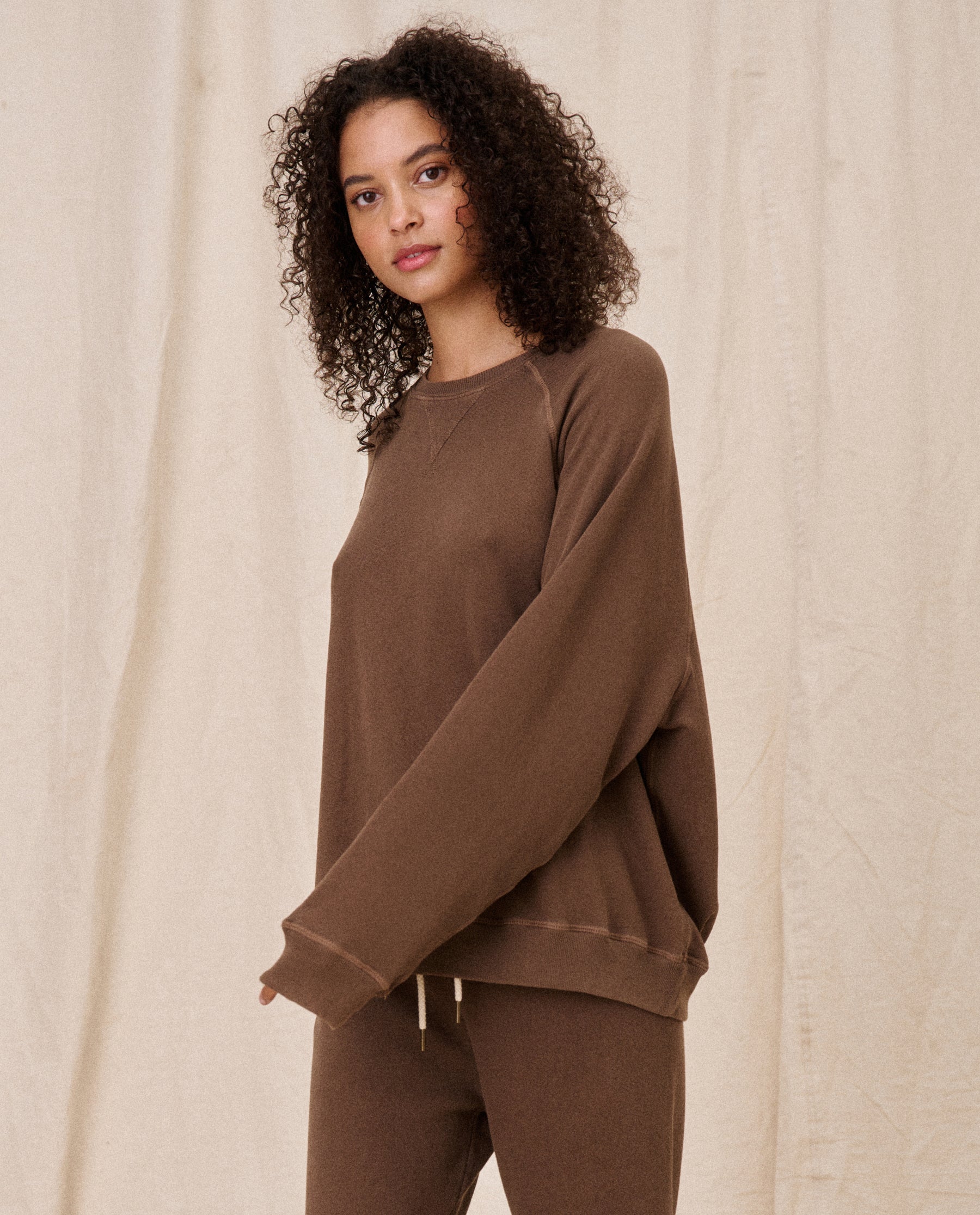 The Slouch Sweatshirt. -- CHESTNUT