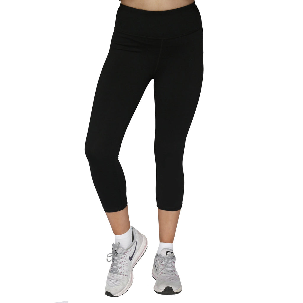 Womens 3/4 Active Legging - Black – YMCA Gear