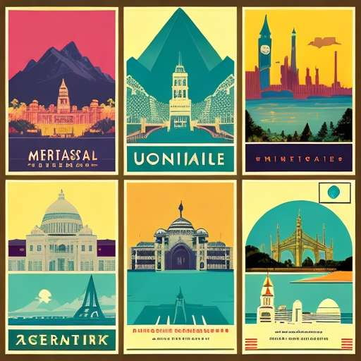 Vintage Travel Posters: Relive the Golden Age of Travel with Our Midjourney  Prompts