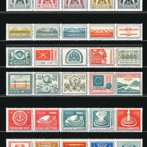 Vintage US Postal Stamps for Midjourney Creations – Socialdraft