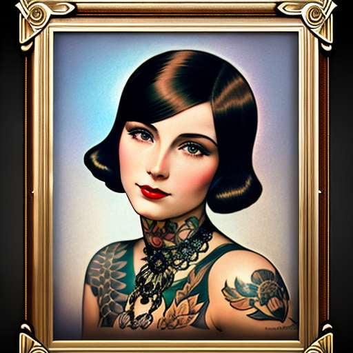 Rockabilly Babe Tattoo Midjourney Prompt for Edgy Inked Women – Socialdraft