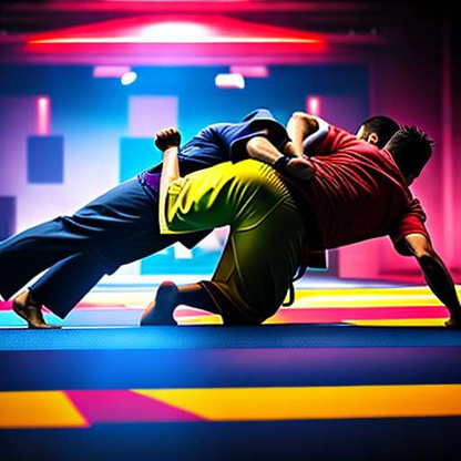 Dynamic Judo Battle Midjourney Prompt for Custom Art Creation - Socialdraft