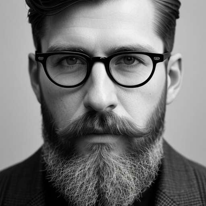 Midjourney Men's Hairstyles and Beard-Cuts: Customizable Prompts ...