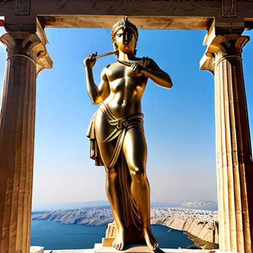 Athena, The Greek Goddess 👑 Midjourney prompt(s) by