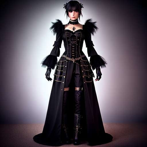 Victorian Goth Witch Outfit Midjourney Prompt - Create Your Own Dark F –  Socialdraft