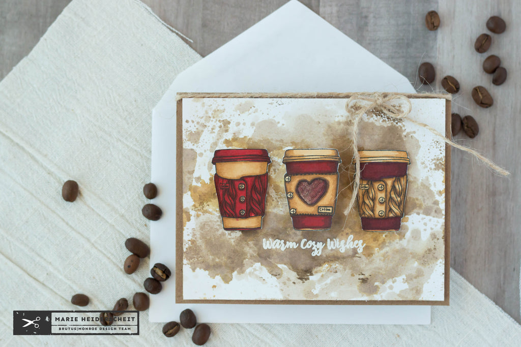 Brutus Monroe Coffee themed stamp set