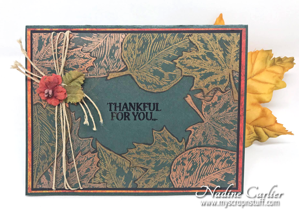 Thankful For Your Card by Nadine Carlier