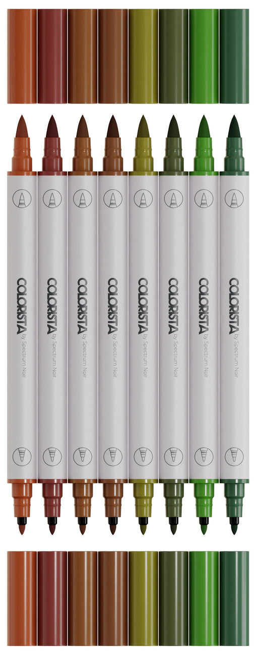 Colorista Art Marker 8pc Brilliant Hues