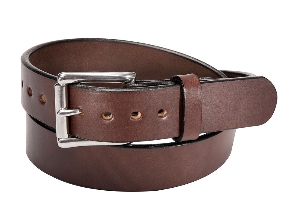 Brown Smooth Full-Grain Leather Gun Belt 14 oz – Daltech Force