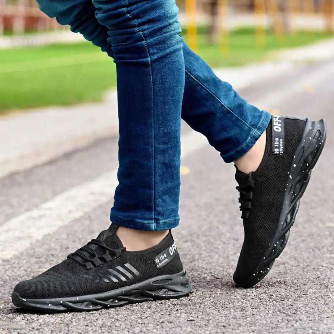 Elegant Black Sport Shoe || Trending Sport Shoe || High Quality || Mes –  Arya Prime Trends