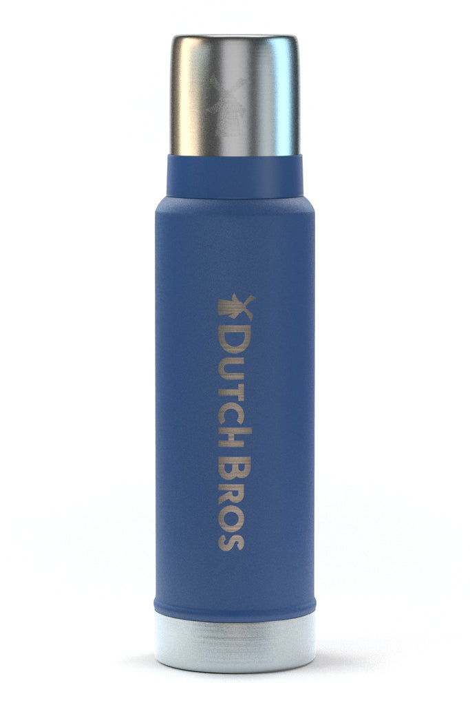 Stainless Steel Thermos - Blue – Dutch 