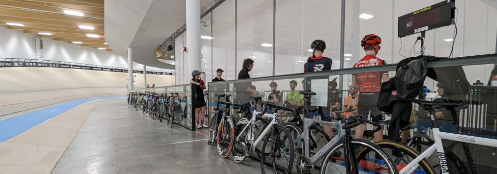 Part of Track cycling is socializeing, sharing stories and learning.