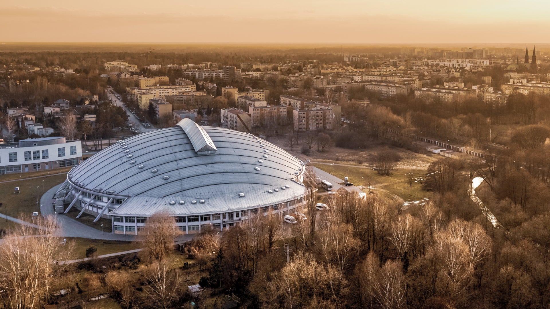 The arena pruszków Velodrome in Poland