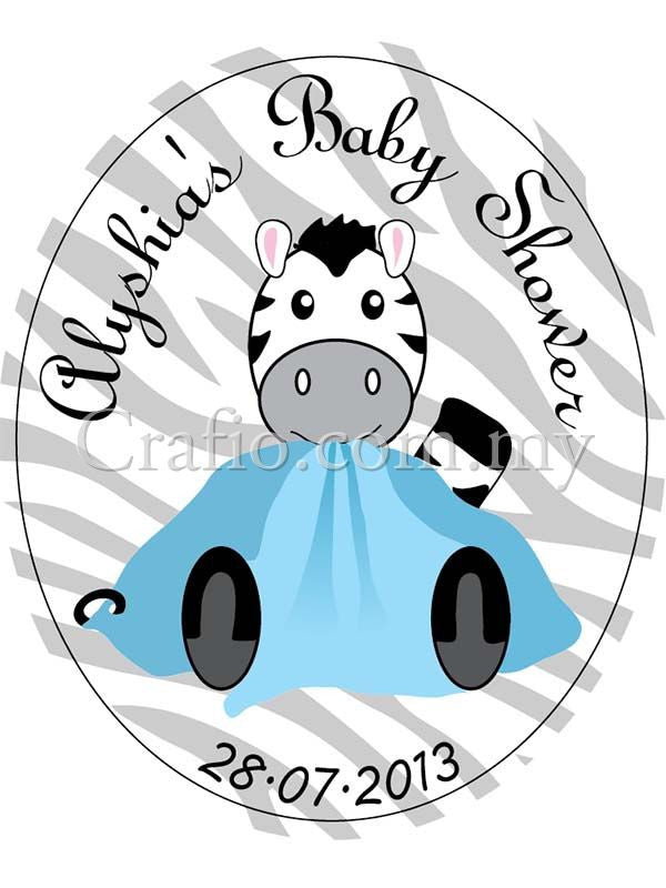 zebra baby shower