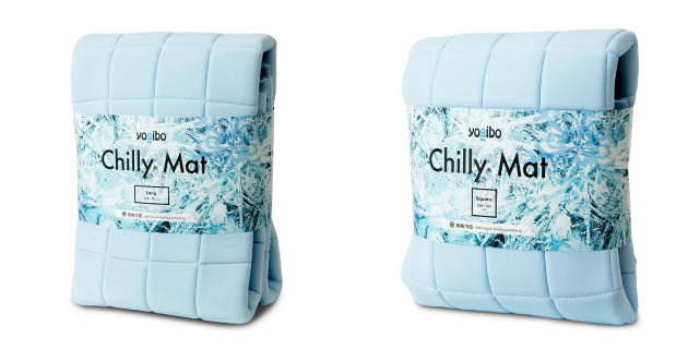 Yogibo Chilly Mat Long（ヨギボー チリー マット）アイスブルー／Yogibo Chilly Mat Square（ヨギボー チリー マット）アイスブルー
