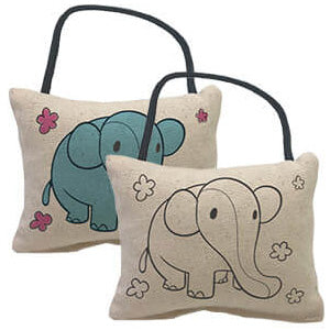 Yogibo Canvas Cushion Elephant