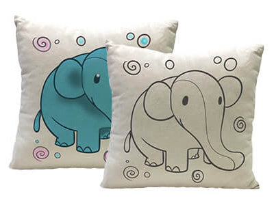 Yogibo Canvas Cushion Elephant
