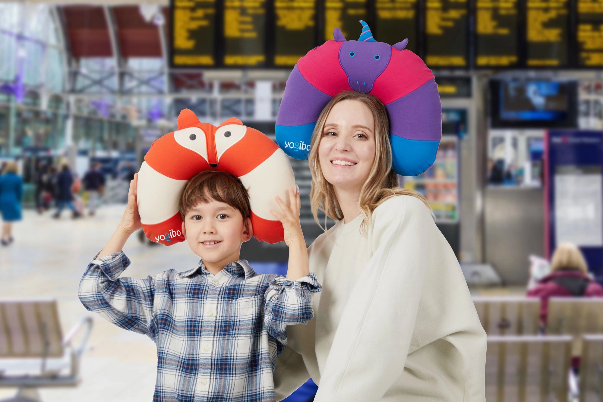 Yogibo Neck Pillow Logo Animal