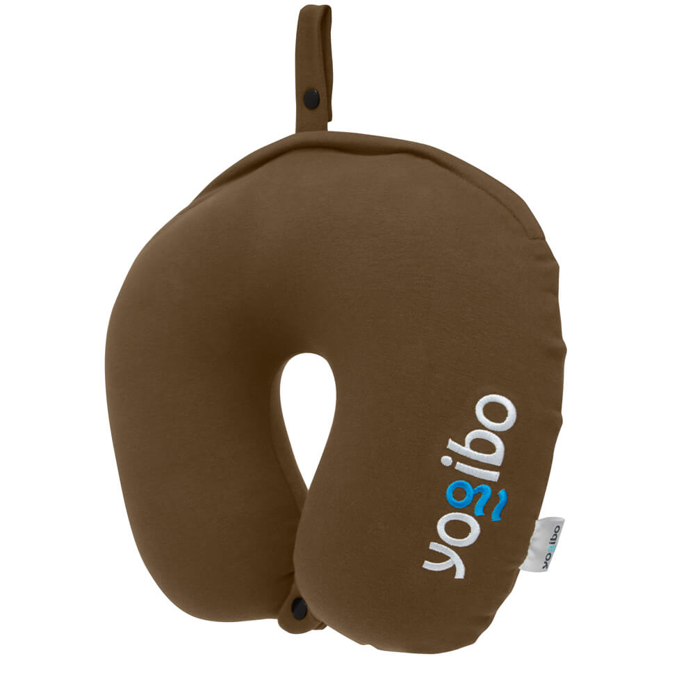 Yogibo Neck Pillow Logo（ヨギボー ネックピロー ロゴ） チョコレートブラウン