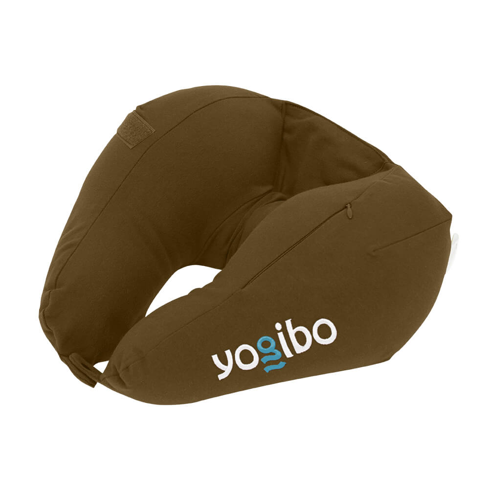 Yogibo Neck Pillow Logo（ヨギボーネックピローXロゴ） チョコレートブラウン