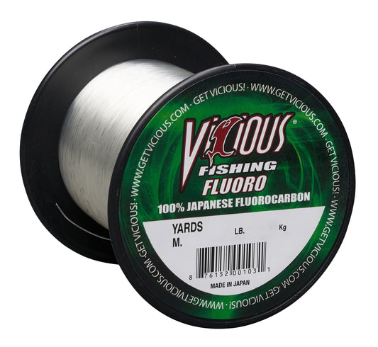 Vicious Pro Elite 100% Japanese Fluorocarbon - 500 Yards – Vicious Fishing