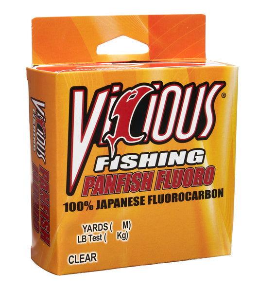 Vicious Panfish Clear Mono - 1/4LB Spool – Vicious Fishing