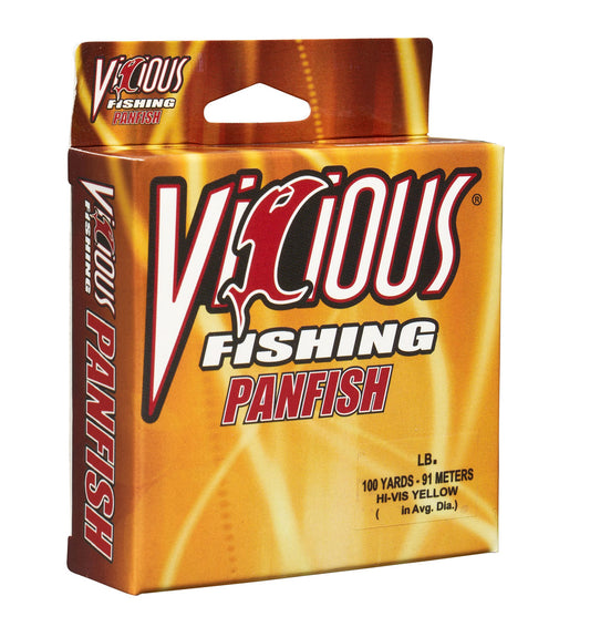 Vicious Panfish Hi-Vis Yellow Braid - 150 Yards – Vicious Fishing