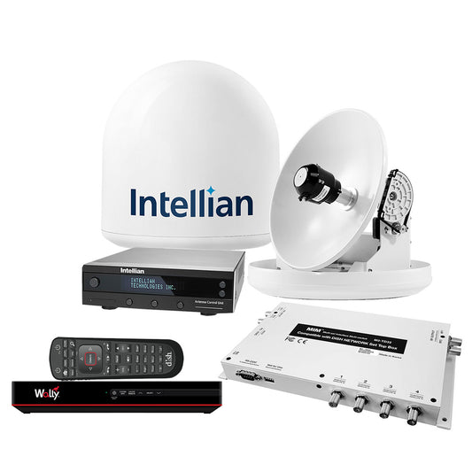 Intellian i2 US System w/DISH/Bell MIM-2 (w/3M RG6 Cable) 15M RG6 Cable  DISH HD Wally Receiver