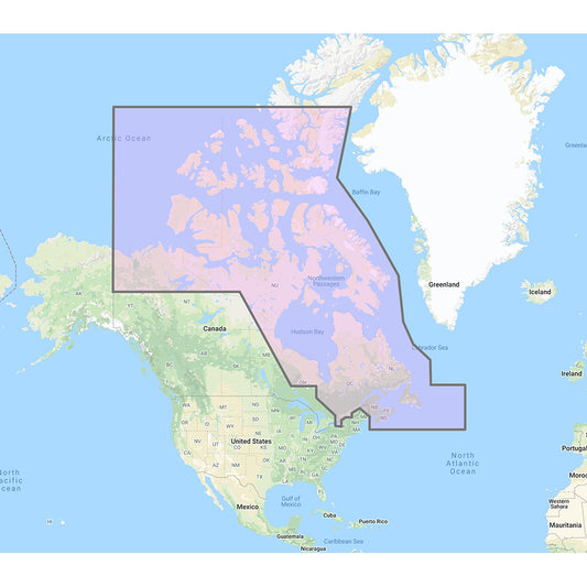 Furuno Canada North  East - Vector Charts, 3D Data  Standard Resolution Satellite Photos - Unlock Code