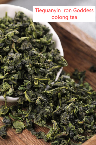 This is Chinese Oolong Tea Tieguanyin Iron Goddess