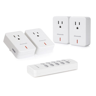 DEWENWILS Indoor 100ft Programmable Wireless Remote Control Outlet