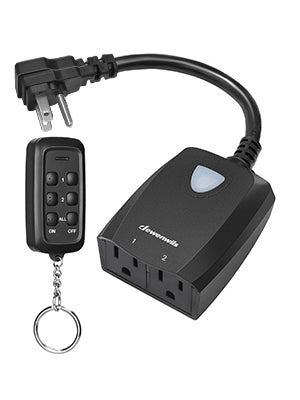 Dewenwils DEWENWILS Outdoor Remote Control Outlet, Wireless Remote