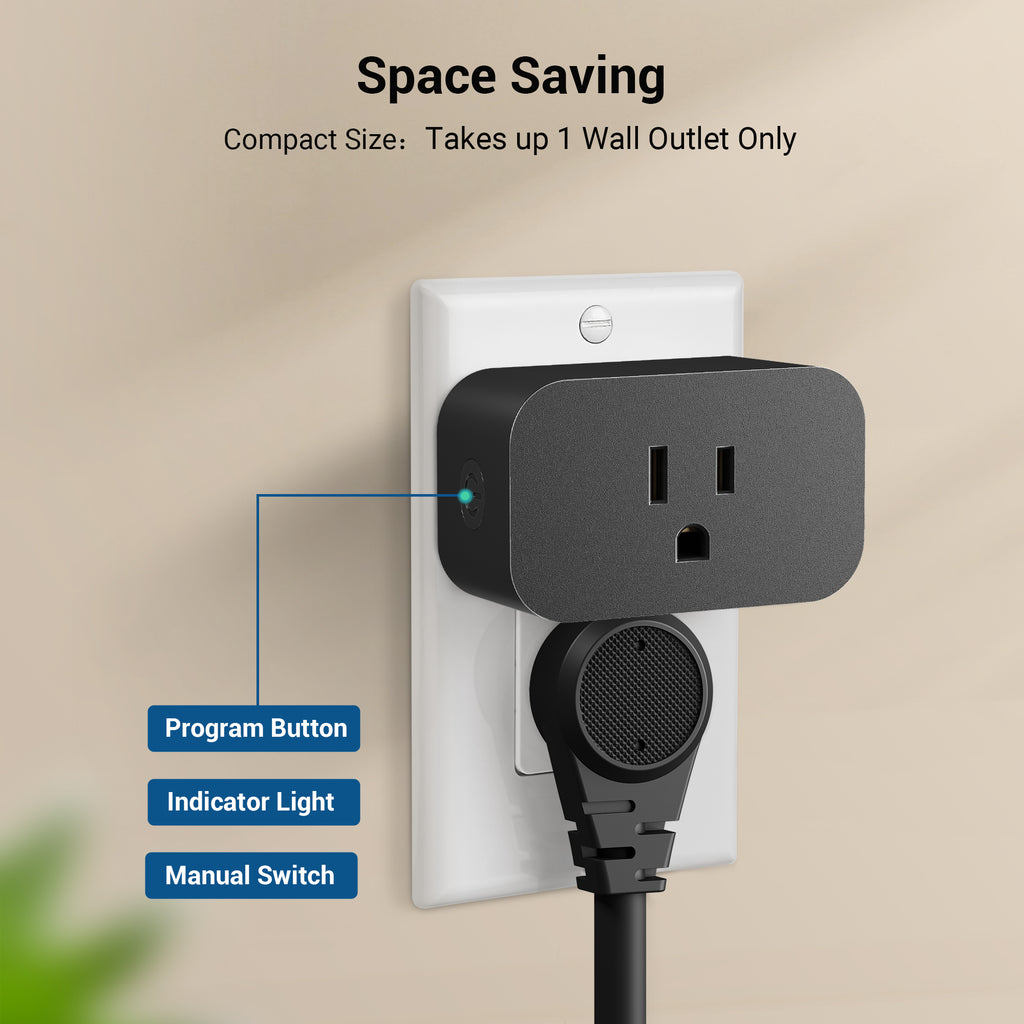 DEWENWILS Remote Control Electrical Outlet Switch, 110v 120v 125v