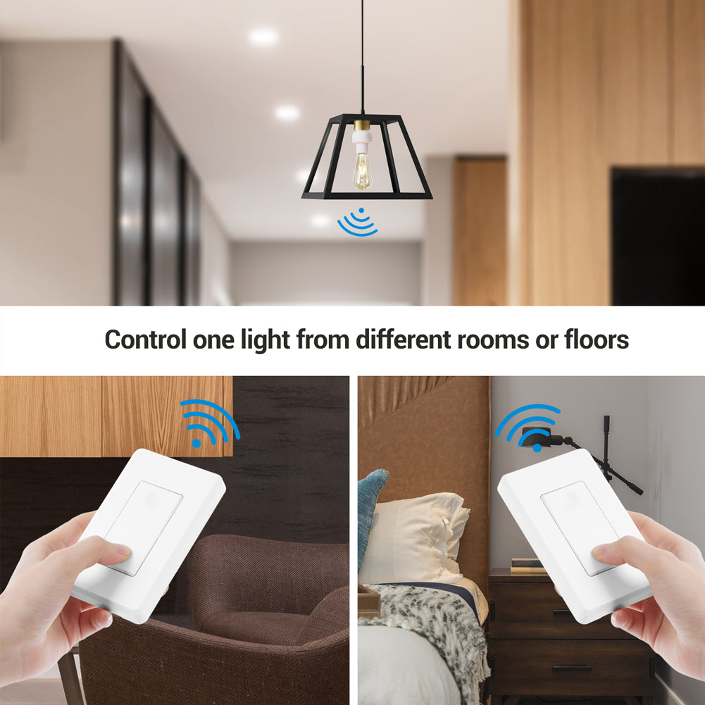 Digital Remote Control Light Switch Wireless ON OFF Remote Control Switch  for Light Bulb Chandelier 220V