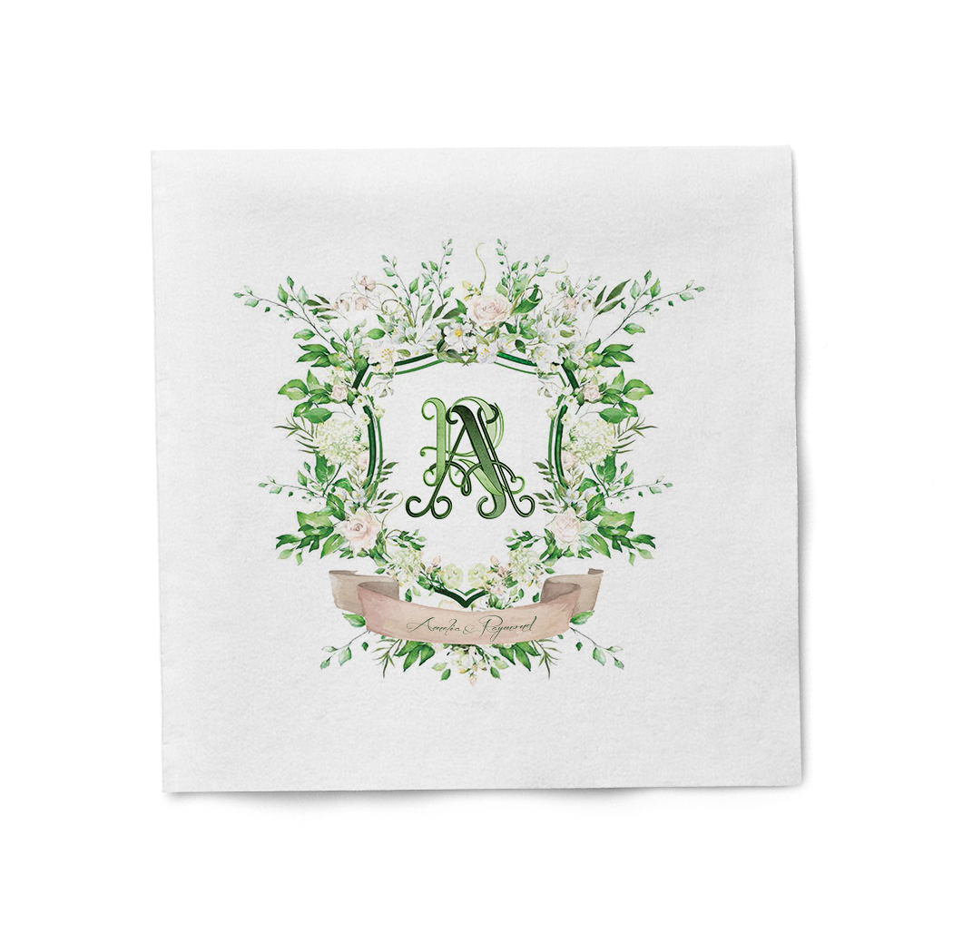 Personalized Crest Guest Towels - Nautical – Sunshine Daisy