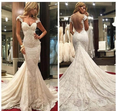 beautiful mermaid wedding gowns