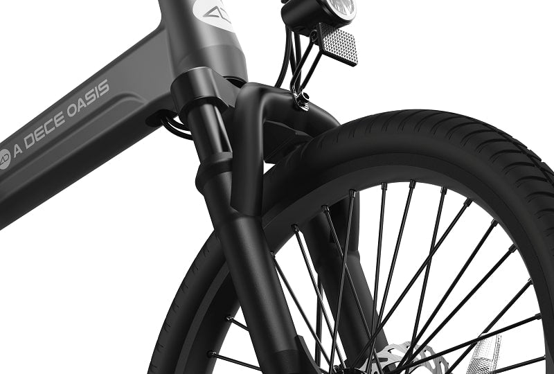 Bicicleta eléctrica plegable Xiaomi ADO A20 Air, App, Aut 100km, Correa de  carbono, Frenos hidráulicos, Pantalla IPX7 IPS, Gris